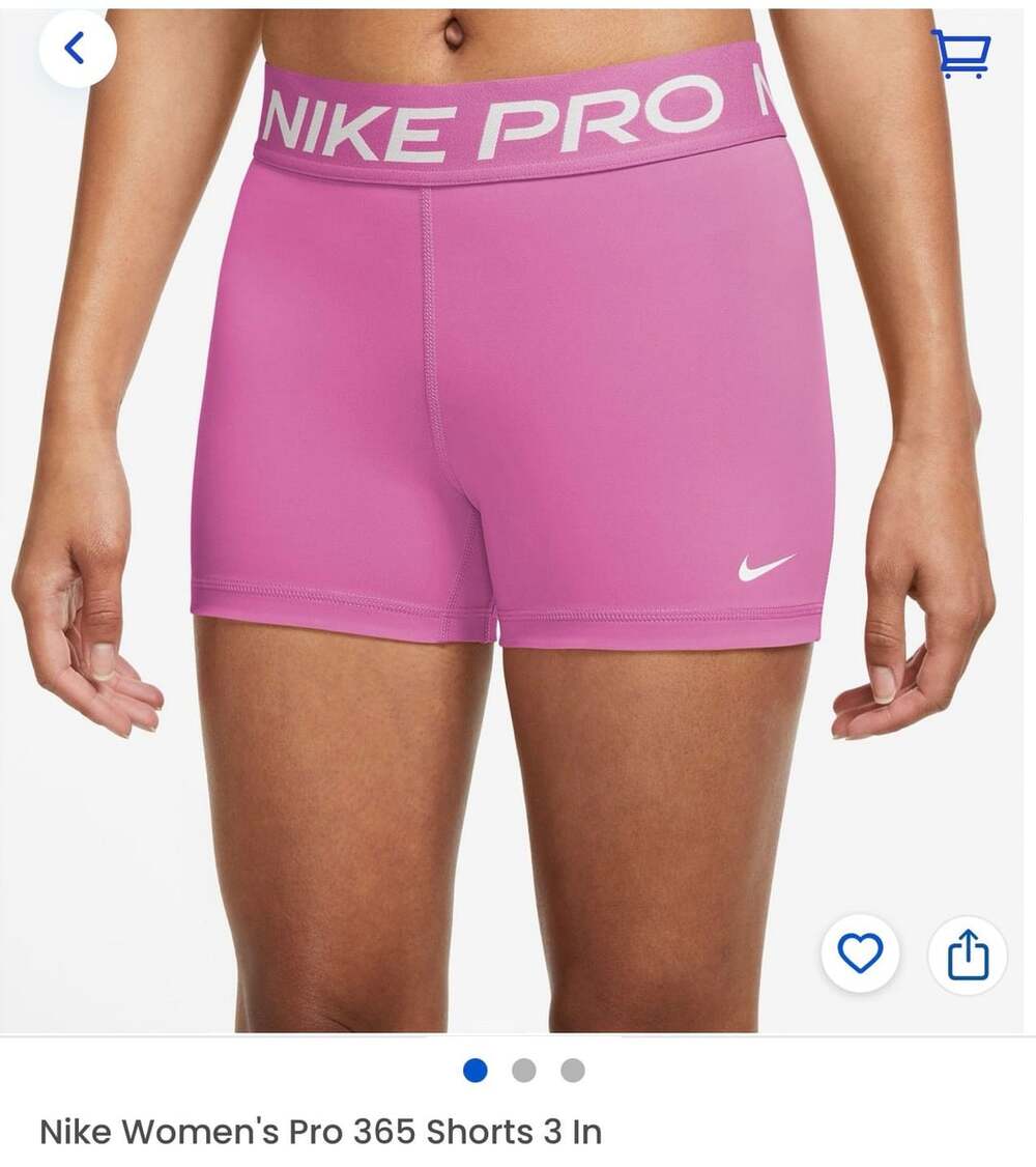 Nike Women's Pro 3" Dri-FIT Shorts - Pink
